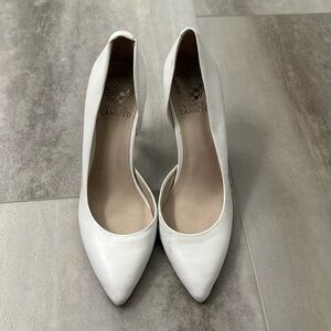 Vince Camuto white pumps